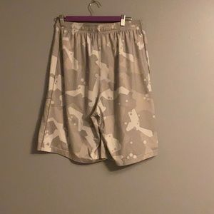 White Under Armour shorts